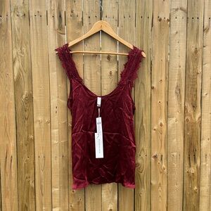 NWT Maison du soir by Anthropologie silk tank top blouse